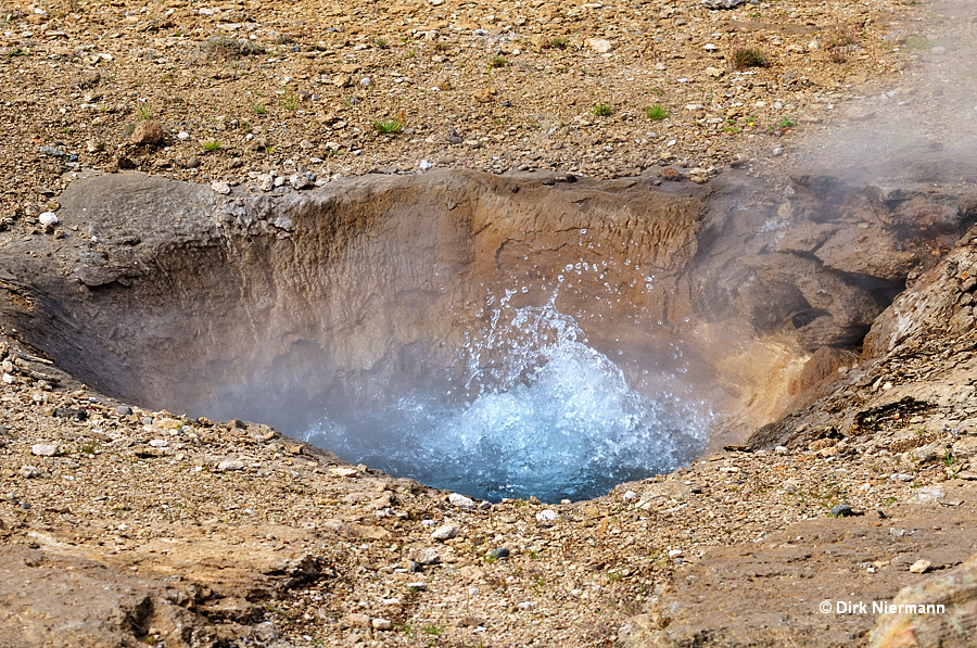 Litli Geysir Geyser Hot Spring Haukadalur Iceland