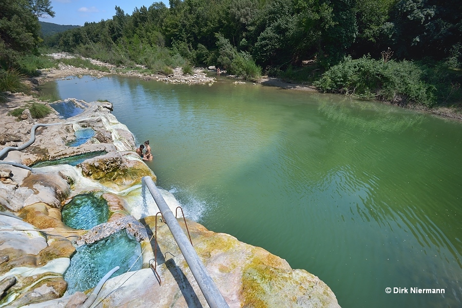 Travertine Pools of Bagni di Petriolo