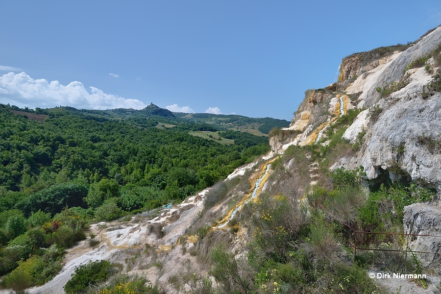 Bagno Vignoni Travertine Waterfall