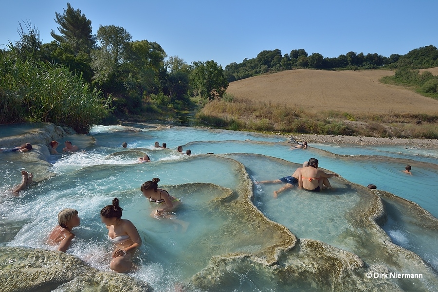 Cascate del Mulino at Saturnia