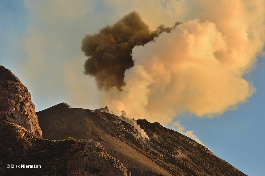 Stromboli in eruption