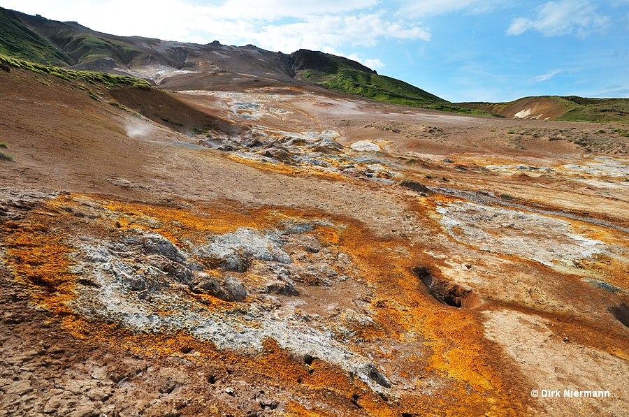 Fumarole Solfatara Bæjarfjall Þeistareykir Iceland