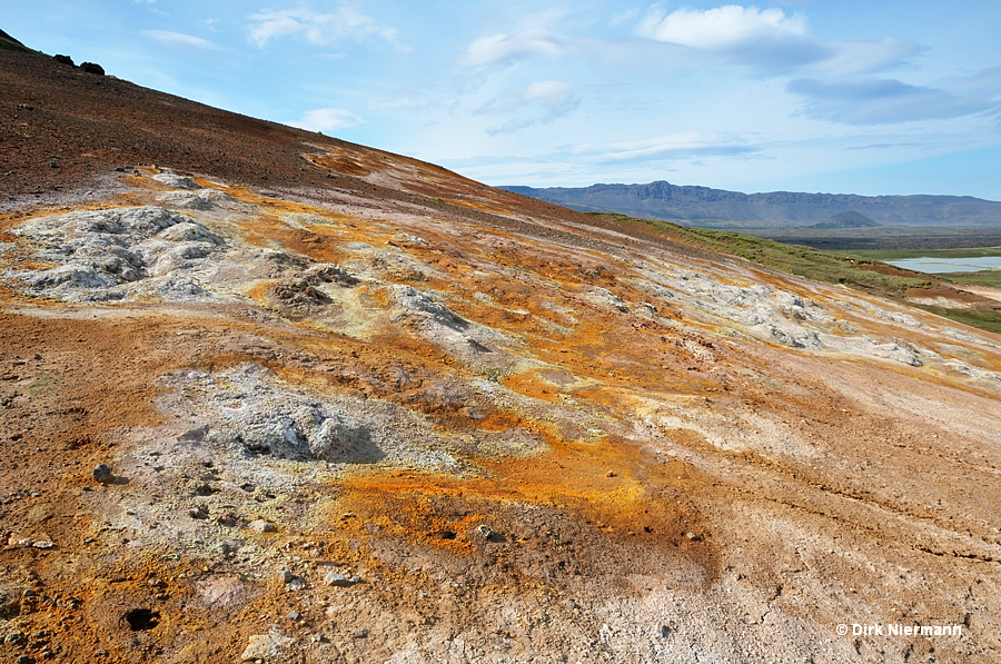 Fumarole Solfatara Bæjarfjall Þeistareykir Iceland