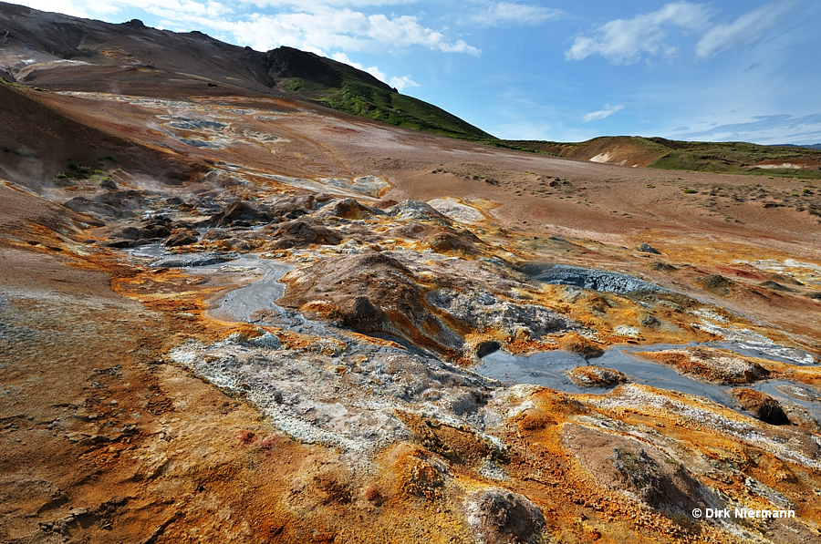 Hot Spring Bæjarfjall Þeistareykir Iceland