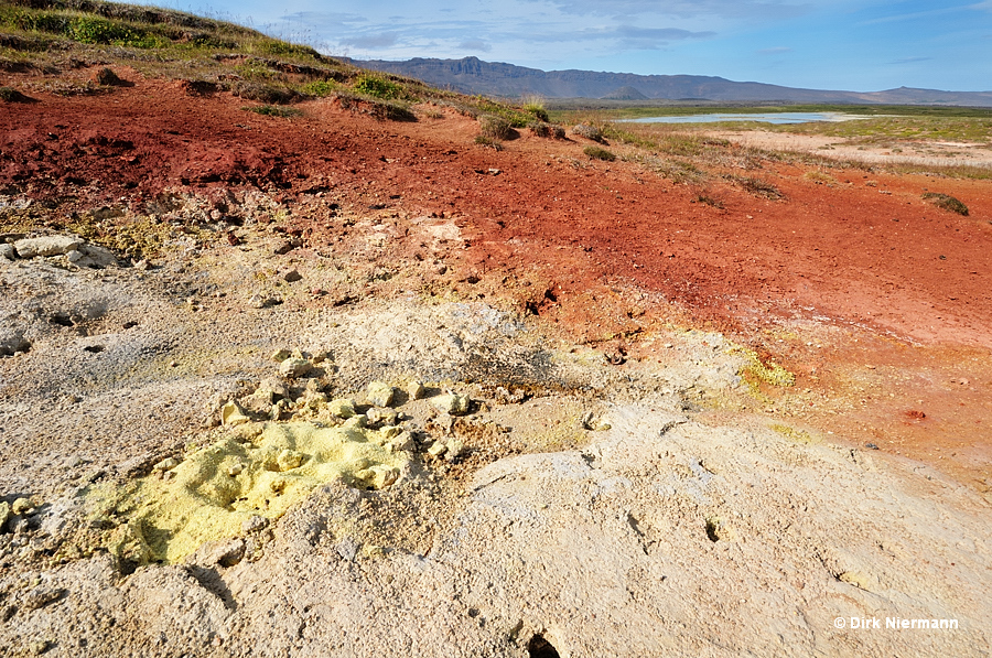 Fumarole Solfatara Bæjarfjall Þeistareykir Iceland