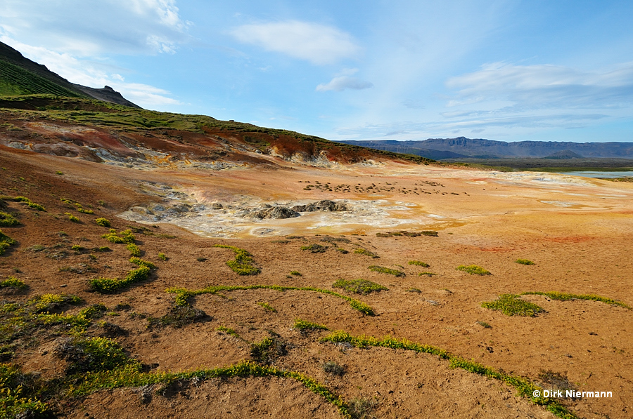 Hot Spring Fumarole Bæjarfjall Þeistareykir Iceland