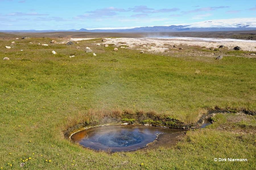 Rótandi Hot Spring Hveravellir Iceland