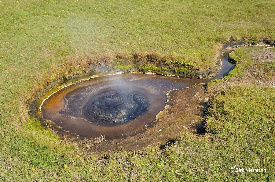 Rótandi Hot Spring Hveravellir Iceland