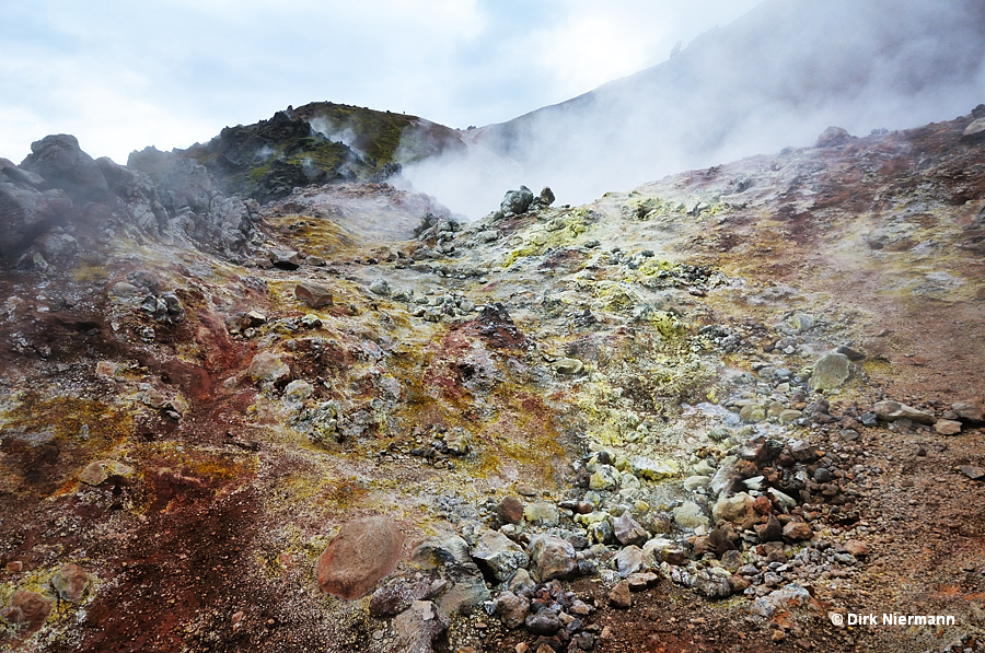 Brennisteinsalda Fumarole Solfatara Landmannalaugar Iceland