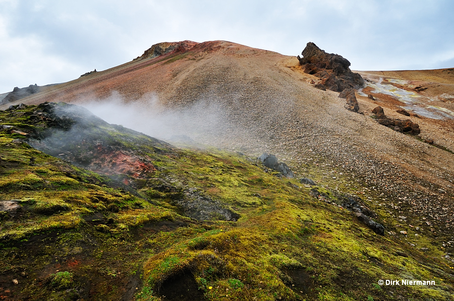 Brennisteinsalda Fumarole Solfatara Landmannalaugar Iceland