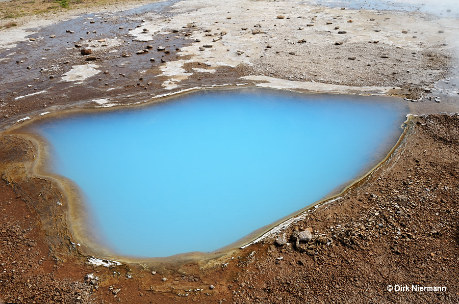 Blesi hot spring Haukadalur Iceland