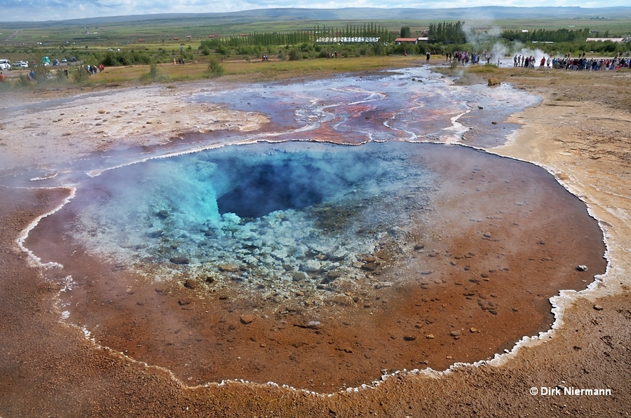 Blesi hot spring Haukadalur Iceland