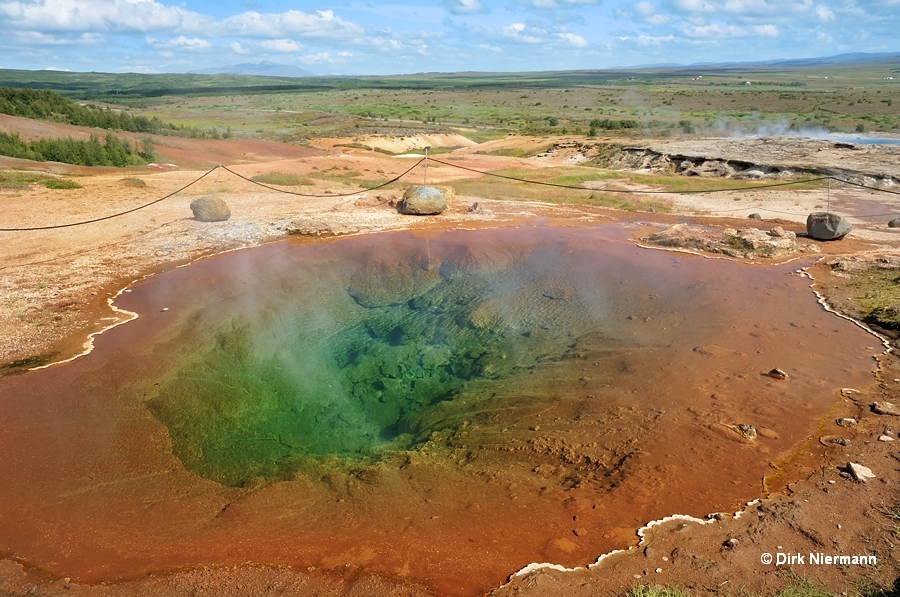 Konungshver hot spring Haukadalur Iceland