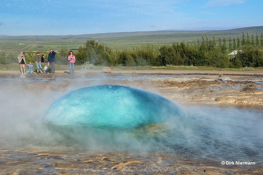 Strokkur Geyser Haukadalur Iceland