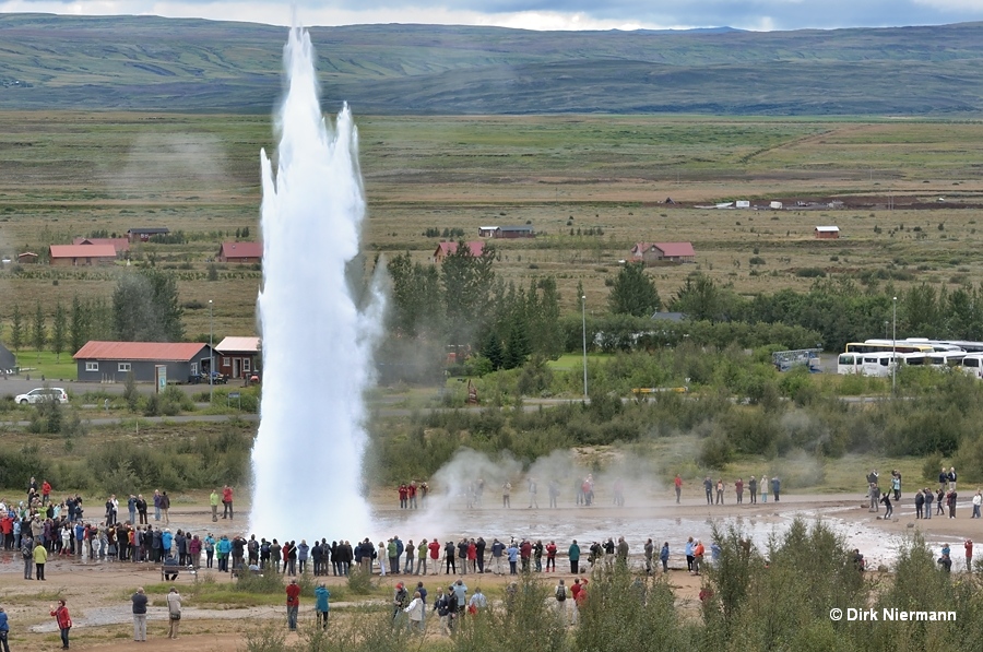 Strokkur Geyser Haukadalur Iceland