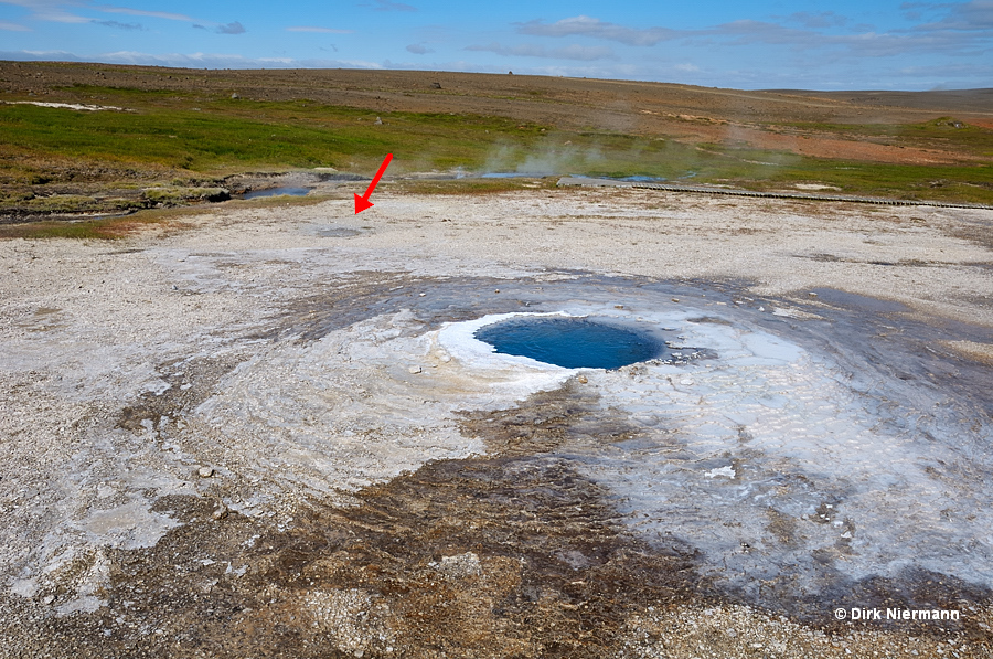 Meyjaraugar Hot Spring Geyser Hveravellir Iceland