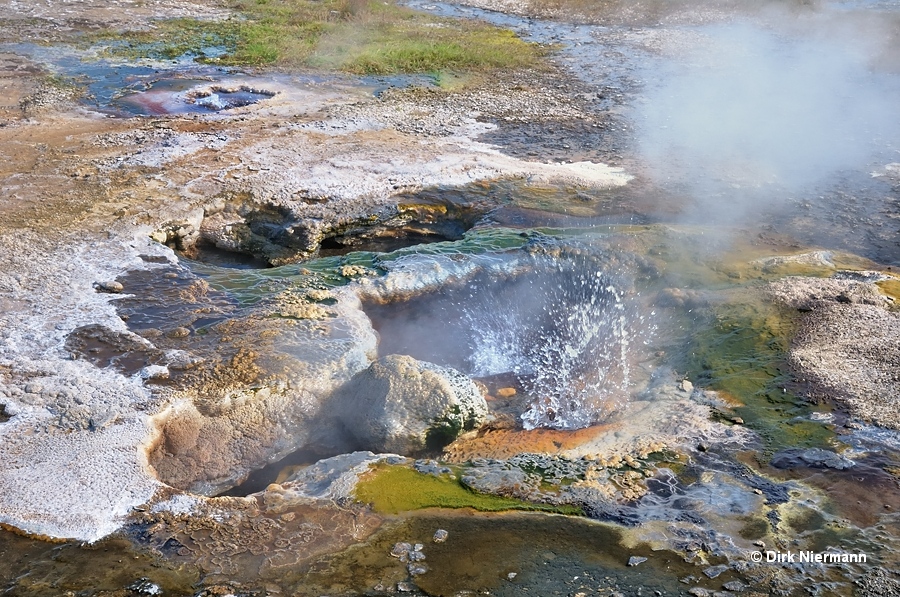 Hot Spring Geyser Hveravellir Iceland