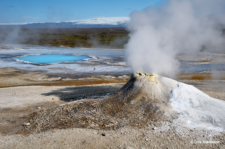 Bláhver Öskurhóll Hofsjökull Glacier Hveravellir Iceland