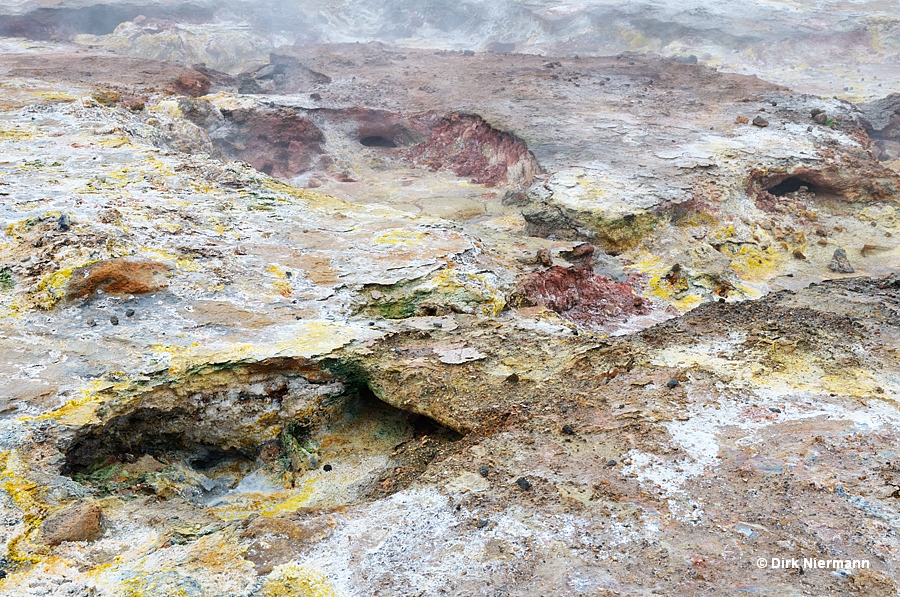 Fumarole Kísilhóll Gunnuhver Iceland