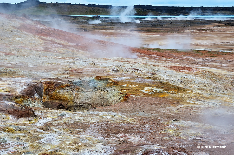 Mud Pot Kísilhóll Gunnuhver Iceland