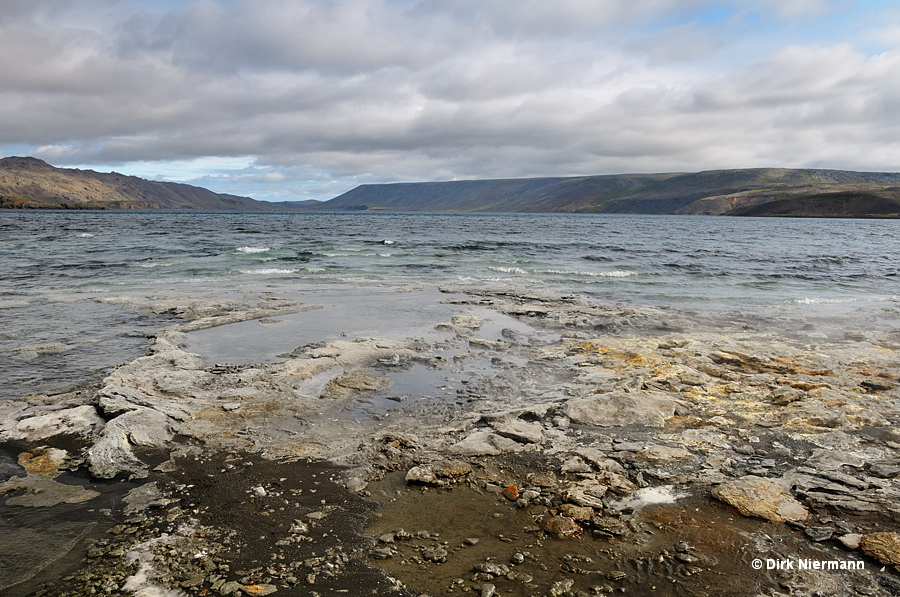 Hot Spring Lake Kleifarvatn Iceland