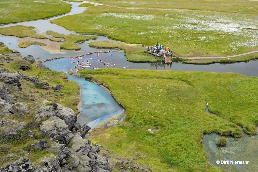 Landmannalaugar natural hot pools Iceland