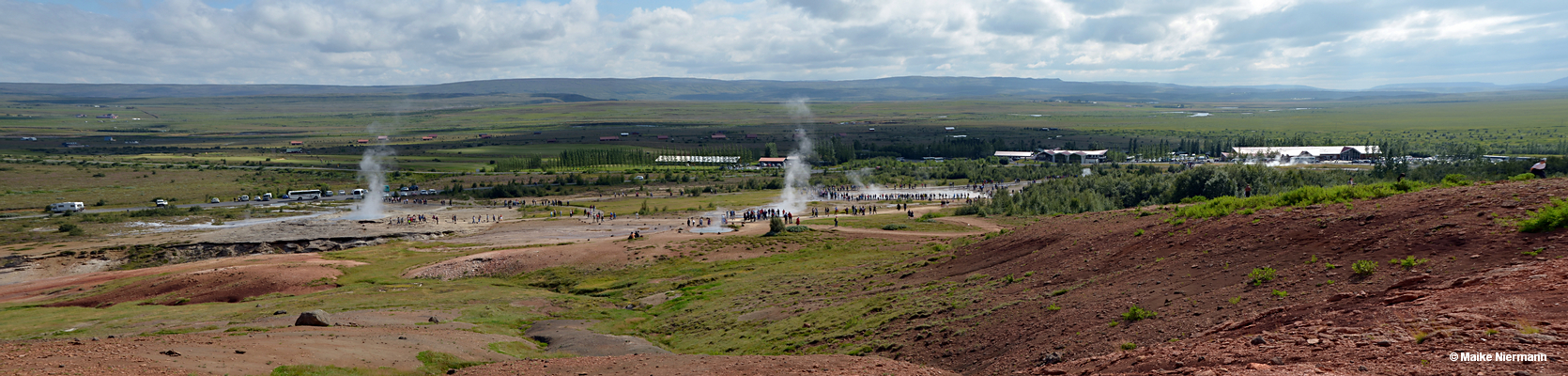 Panorama of Laugarfjall