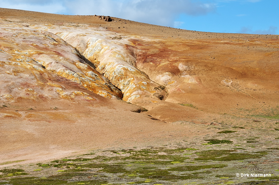 Fumarole Rhyolite Leirhnjúkur Iceland