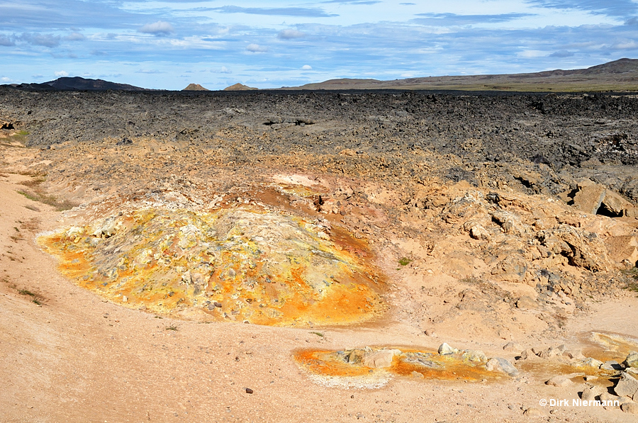 Fumarole Rhyolite Leirhnjúkur Iceland