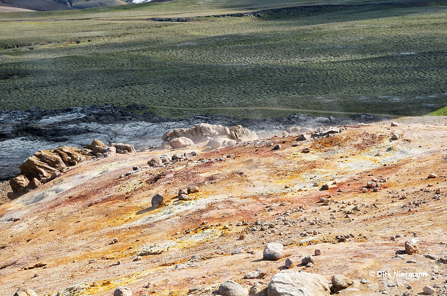 Fumarole Solfatara Leirhnjúkur Iceland