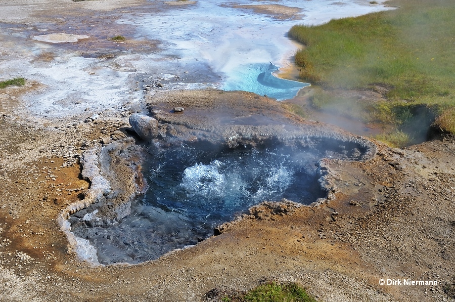 Nýihver Hot Spring Geyser Hveravellir Iceland