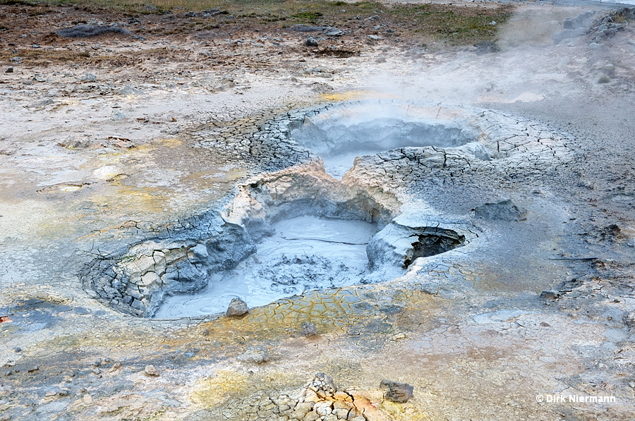 Mud Pot Gunnuhver Iceland