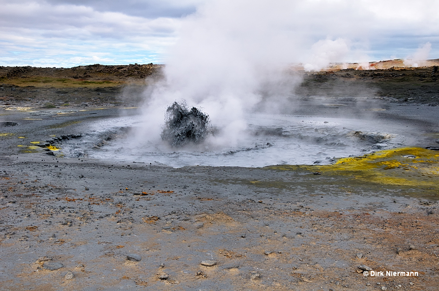 Mud Pot Gunnuhver Iceland