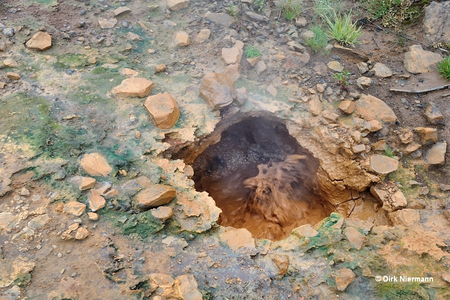 Hot Spring Mud Pot Hveragerði Iceland