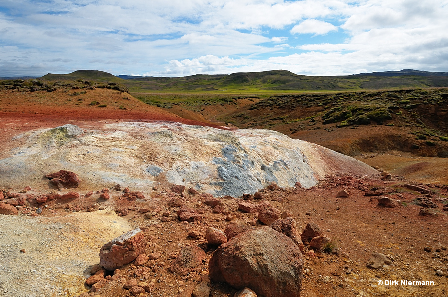 Fumarole Solfatara Seltún Krýsuvík Iceland