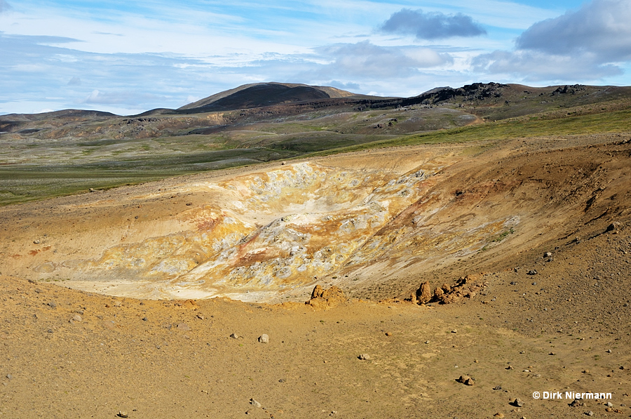 Fumarole Stóra Víti Iceland