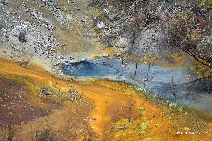 Upwelling hot spring 830 in the southeast of Artist's Palette
