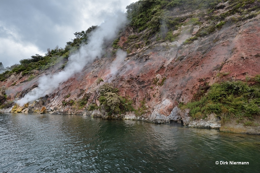 Donne Cliffs at Lake Rotomahana