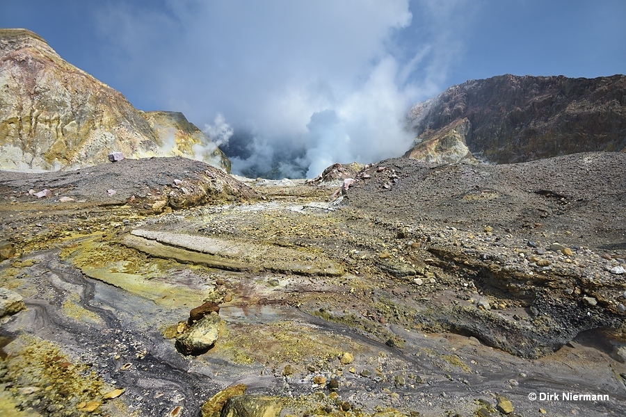 White Island, Stream