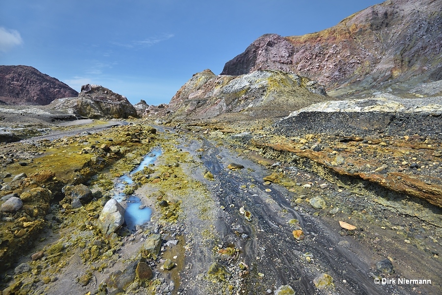 White Island, Stream