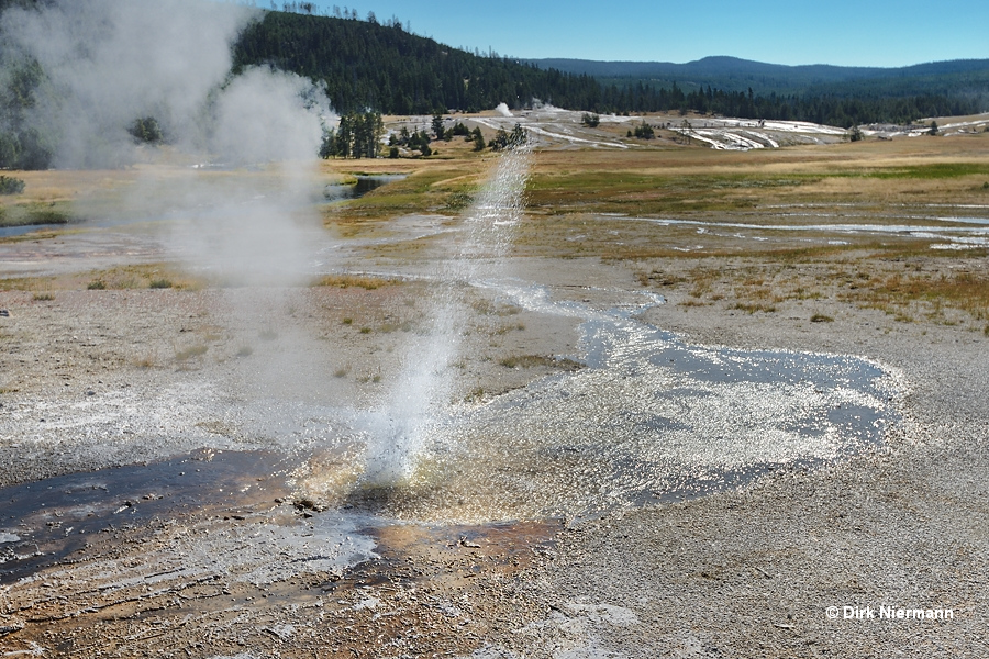 Tilt's Baby and Tilt Geyser Yellowstone