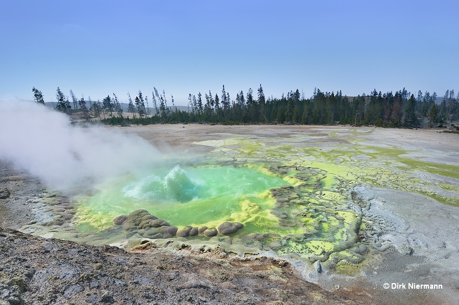 Crater Hills Geyser, Sulphur Spring, Yellowstone