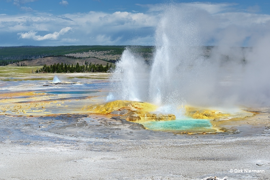 Clepsydra Geyser Yellowstone