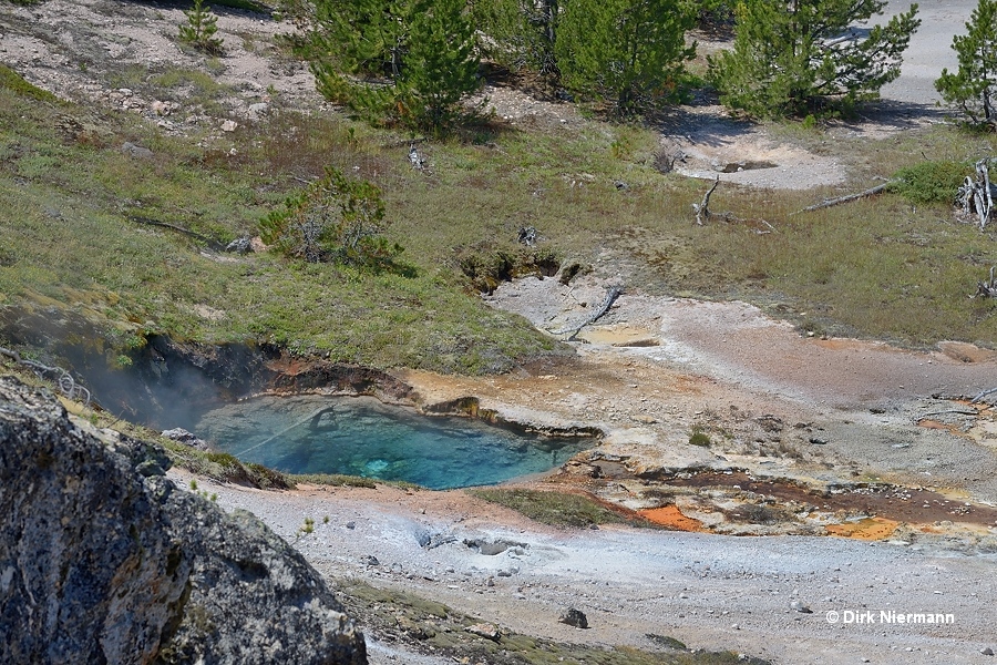 Hot spring GAPNN014 Artists' Paintpots Yellowstone