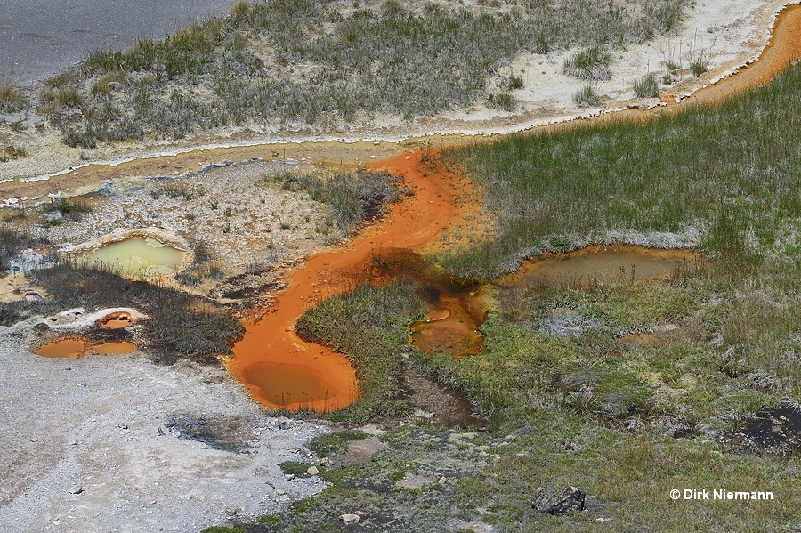 Hot springs GAPNN017 and GAPNN016 Artists' Paintpots Yellowstone