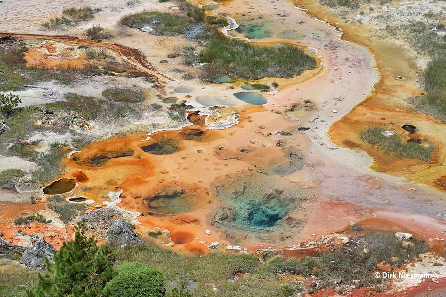 Hot spring GAPNN037 Artists' Paintpots Yellowstone