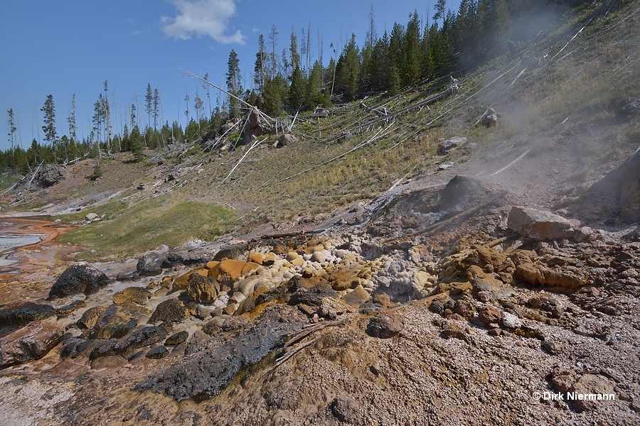 Avalanche Geyser Yellowstone