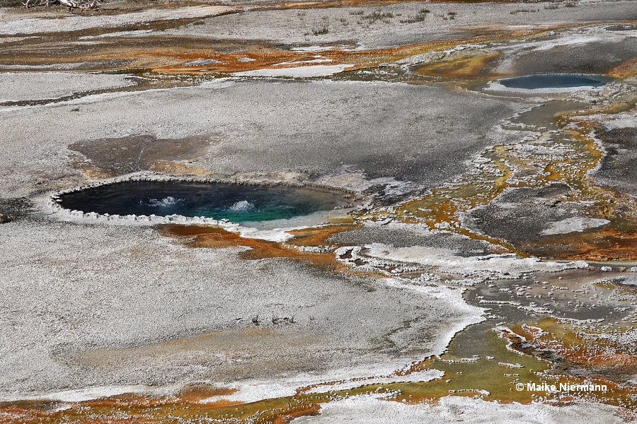 Geyser Springs Hot Pool Yellowstone