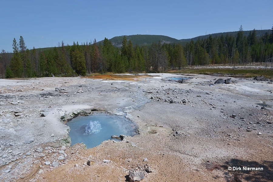 Geyser Springs Spouter Yellowstone