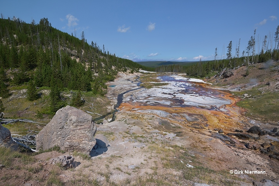 Geyser Springs Lower Basin Yellowstone